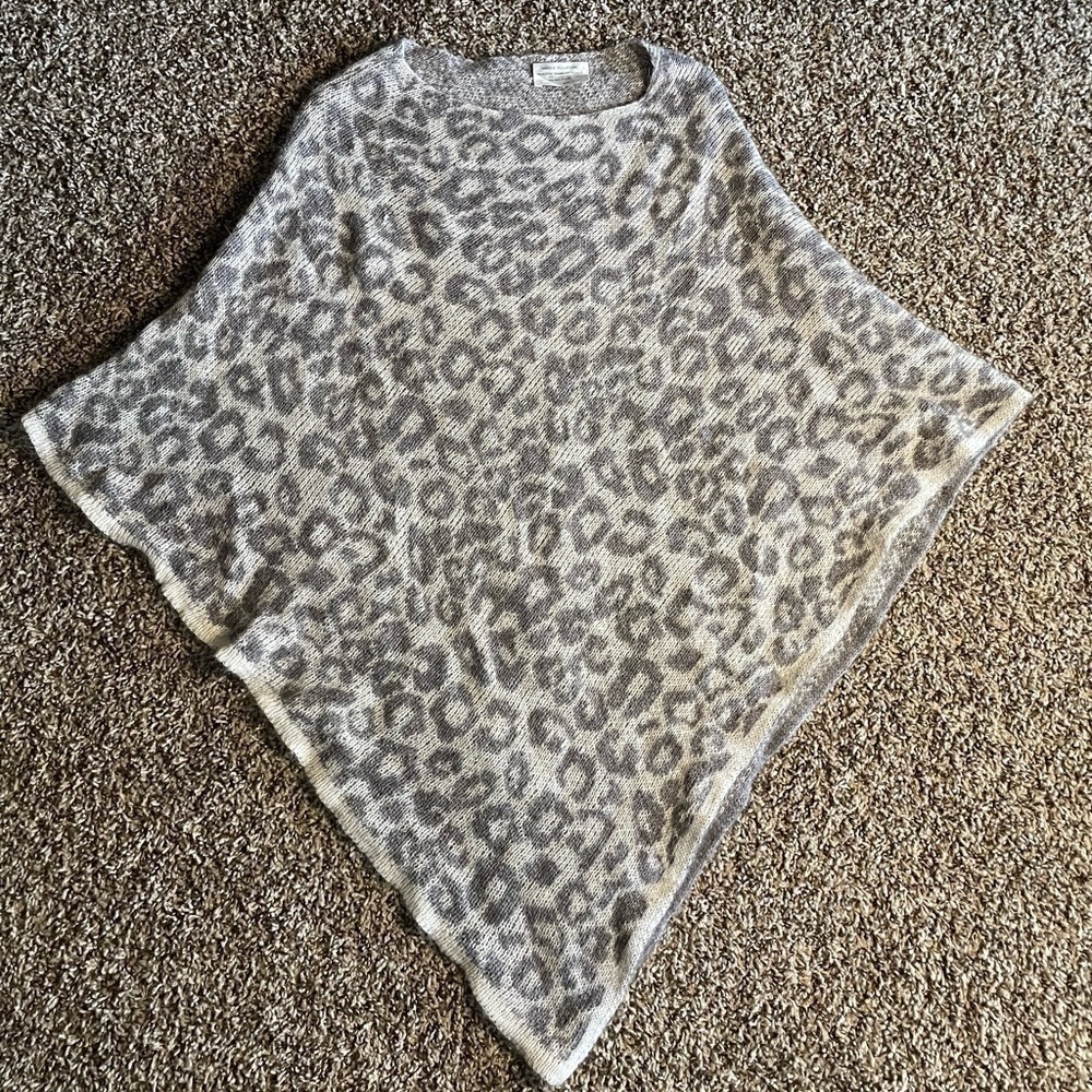 Nardi & Tagliaferri one size leopard print poncho